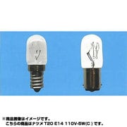 白熱電球 ナツメ球 E14口金 110V 5W形 20mm径 海外ベース クリア T20E14110V5WC