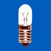 白熱電球 パイロットランプ E10口金 28V 0.11A 10mm径 クリア T10E1028V0.11A