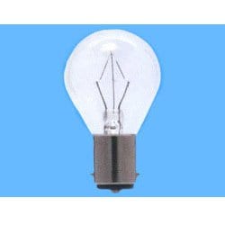 白熱電球 ミニ電球 B15D口金 105V 40W形 35mm径 クリヤー S35BA15D110V40WC