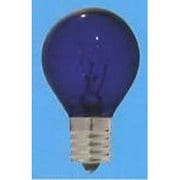 白熱電球 ミニ電球 E17口金 110V 10W形 35mm径 透明染ブルー S35E17110V10WCB
