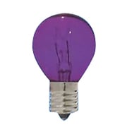 白熱電球 ミニ電球 E17口金 110V 10W形 35mm径 透明染ピンク S35E17110V10WCP