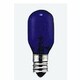 白熱電球 ナツメ球 E12口金 110V 10W形 20mm径 ブラック T20E12110V10Wブラック