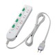 安全タップ 2m 4個口 個別スイッチ付き TAP-N037-20N