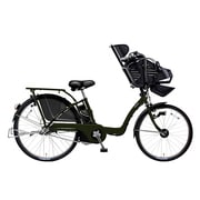 電動アシスト自転車 ギュット・DX 3人乗り対応 前22/後26型 内装3段変速 マットディープグリーン BE-ENMD636G3