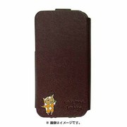 DCI-SC13LB-BW [iPhone5/5S/5c 用リトルピンク＆ブロキガケース フラップタイプ (ブラウン)]