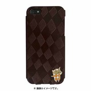 DCI-S13LBS-BW [iPhone5/5S 用リトルピンク＆ブロキガケース(シングルタイプ)Little Pink & Brokiga Case single for iPhone5/5S(ブラウン)]