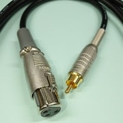 RCAケーブル XLR3(メス)11C-RCA(オス)F10/2m RC02-X1