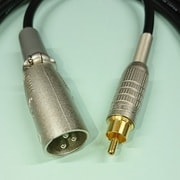 RCAケーブル XLR3(オス)12C-RCA(オス)F10/2m RC02-X2
