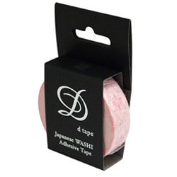 Dtape 和紙マスキングテープ 15mm ライトピンク DT15-FS-LP