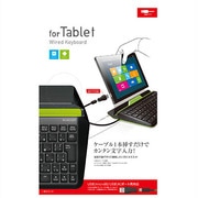 有線キーボード Windows・Android用 パンタグラフ式 ブラック TK-FCP066BK