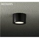LED軒下シーリングダウンライト 5W 調光 電球色 DOL-3608YB