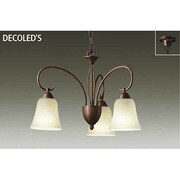 LEDシャンデリア ~4.5畳 8.8W×3灯 非調光 電球色 DCH-38171Y