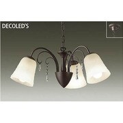 LEDシャンデリア ~4.5畳 8.8W×3灯 非調光 電球色 DCH-38182Y