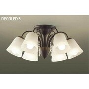 LEDシャンデリア ~10畳 8.8W×6灯 非調光 電球色 DCH-38184Y
