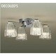 LEDシャンデリア 6W×4灯 非調光 電球色 DCH-38212Y