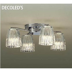 LEDシャンデリア 6W×4灯 非調光 電球色 DCH-38212Y