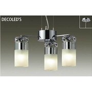 LEDシャンデリア 6W×3灯 非調光 電球色 DCH-38207Y
