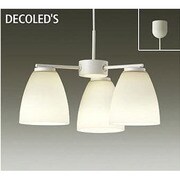 LEDシャンデリア 5.6W×3灯 非調光 電球色 DCH-37923
