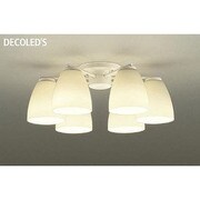 LEDシャンデリア ~4.5畳 5.6W×6灯 非調光 電球色 DCH-37925