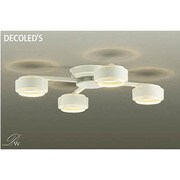 LEDシャンデリア ~4.5畳 6.9W×4灯 非調光 電球色 DCH-37914