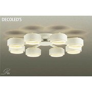 LEDシャンデリア ~10畳 6.9W×8灯 非調光 電球色 DCH-37916