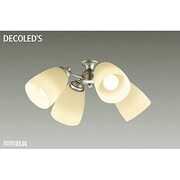 LEDシーリングファン用灯具 ~6畳 11W×4灯 E26 非調光 電球色 DP-37979