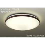 蛍光灯シーリング (6~8畳用) プルレススイッチ インバータ・リモコン対応 電球色 DCL-37658L