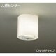 人感センサー付白熱灯シーリング 60W形 E17 ON/OFFタイプ DCL-33615