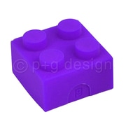 ナノブロック スタッキングケース パープル