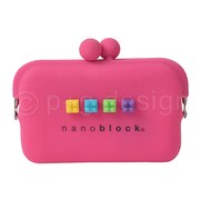 DO-MO ナノブロック マゼンタ [がまぐち シリコン製 カードケース]