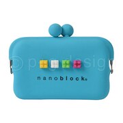 DO-MO ナノブロック ミント [がまぐち シリコン製 カードケース]