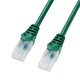LANケーブル 0.5m CAT5e グリーン 爪折れ防止 より線 UTP ストレート結線 RJ45 LA-Y5TS-005G