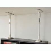 KTB-M（WH） [家具突っ張り棒 長さ51-80cm 2本1組 ホワイト]