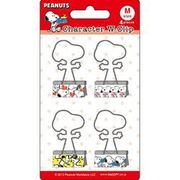 P-11753 ダブルクリップ SNOOPY クレヨン