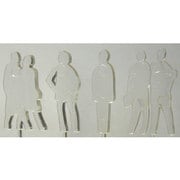 02-4000-2 [透明人物模型 1/100 クリア 40入]