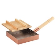 食楽工房 本職用玉子焼き 18cm 木蓋付 CNE117
