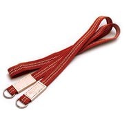 正絹 真田紐ネックストラップ 120cm レッド/シルバー CSS-120 RD/SV
