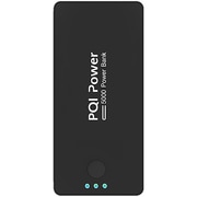 PQI-Power5000C リチウムポリマー搭載モバイルバッテリー 5000mAh USB出力:1ポート 最大:2.1A ブラック 6PPA-06BR0001A