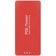 PQI-Power5000C リチウムポリマー搭載モバイルバッテリー 5000mAh USB出力:1ポート 最大:2.1A レッド 6PPA-06BR0003A