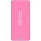 PQI-Power5000C リチウムポリマー搭載モバイルバッテリー 5000mAh USB出力：1ポート 最大：2.1A ピンク 6PPA-06BR0004A