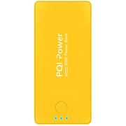 PQI-Power5000C リチウムポリマー搭載モバイルバッテリー 5000mAh USB出力:1ポート 最大:2.1A イエロー 6PPA-06BR0005A
