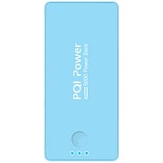 PQI-Power5000C リチウムポリマー搭載モバイルバッテリー 5000mAh USB出力:1ポート 最大:2.1A ブルー 6PPA-06BR0006A