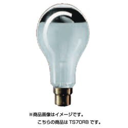 白熱電球 道路交通信号機用電球 B22d口金 81W形 70mm径 TS70RB
