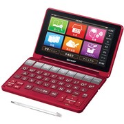 電子辞書 Brain(ブレーン) 生活向け 100コンテンツ収録 レッド PW-SA1R