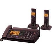 fappy(ファッピィ) デジタルコードレスファクシミリ 子機2台 ブラウン系 UX-320CWT