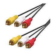 RCAピン プラグ×3 - RCAピン プラグ×3 3.0m AVC-109