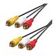 RCAピン プラグ×3 - RCAピン プラグ×3 5.0m AVC-131