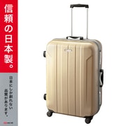 FERMION(フェルミオン) 旅行日数目安:4~7泊 68L TSAロック搭載 ゴールド WORLD-4221GD