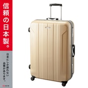 FERMION(フェルミオン) 旅行日数目安:1週間以上 95L TSAロック搭載 ゴールド WORLD-4223GD