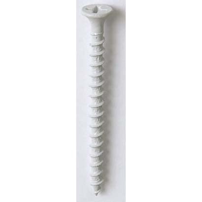 木用ねじ（白）　3.8×25　入45　台紙付中袋 白塗装